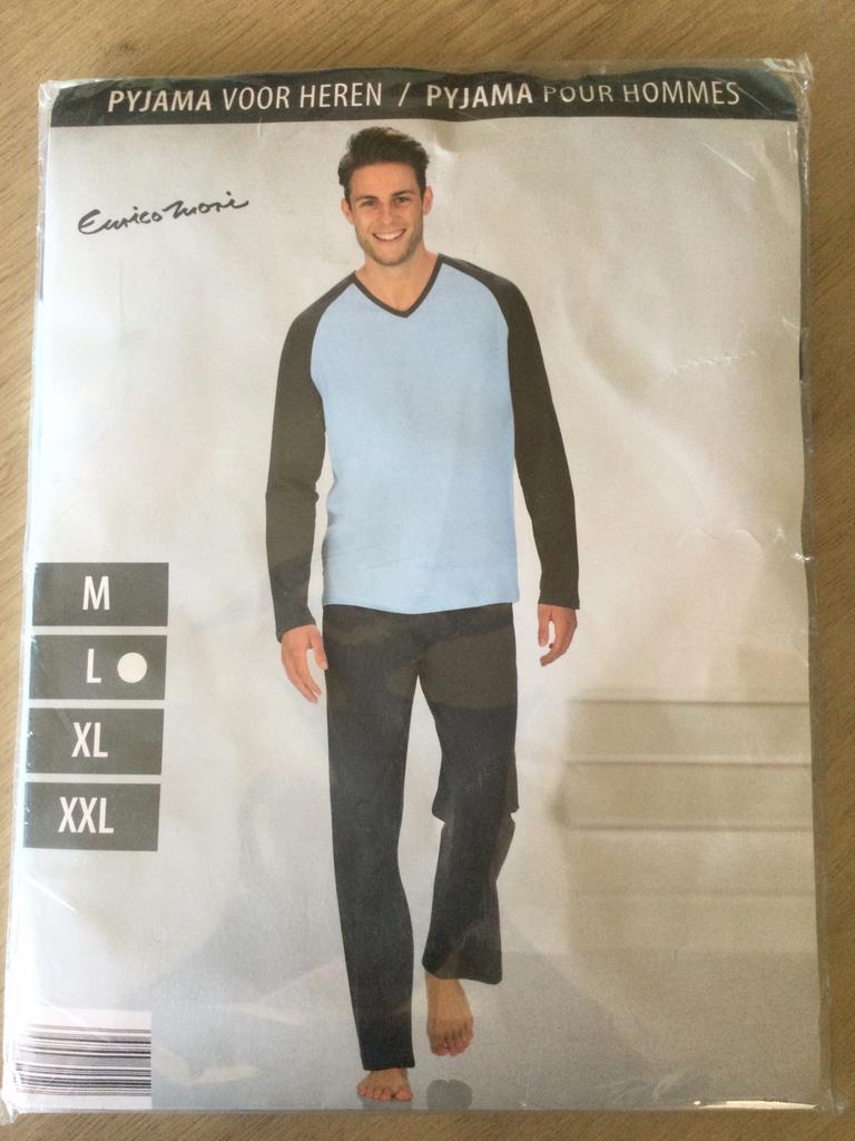 Heren pyjama maat Large - NIEUW, Ophalen of Verzenden, Nieuw