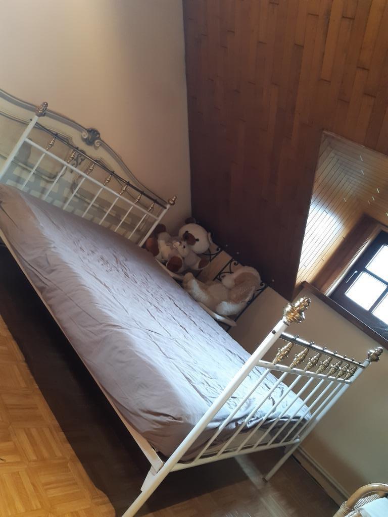 bed te koop, Ophalen, Wit, Tweepersoons, 140 cm