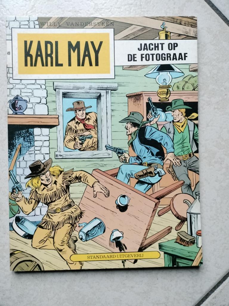 strip KARL MAY 49 - Jacht op de fotograaf, Verzenden, Willy Vandersteen, Eén stripboek, Zo goed als nieuw