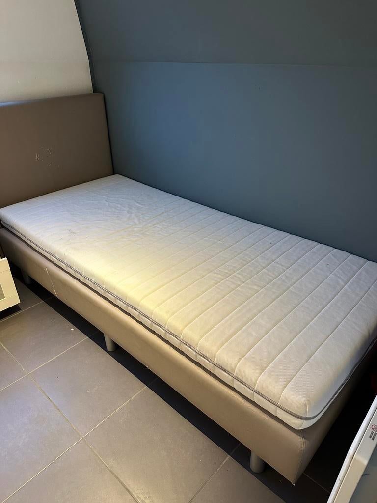 Eenpersoons bed, Ophalen of Verzenden, Zo goed als nieuw, Eenpersoons