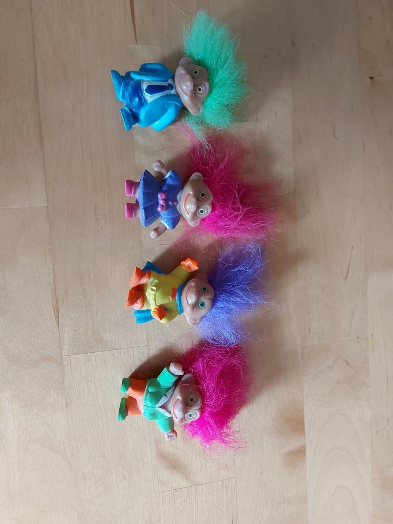 4 trollen uit jaren 90, Verzamelen, Ophalen of Verzenden, Gebruikt