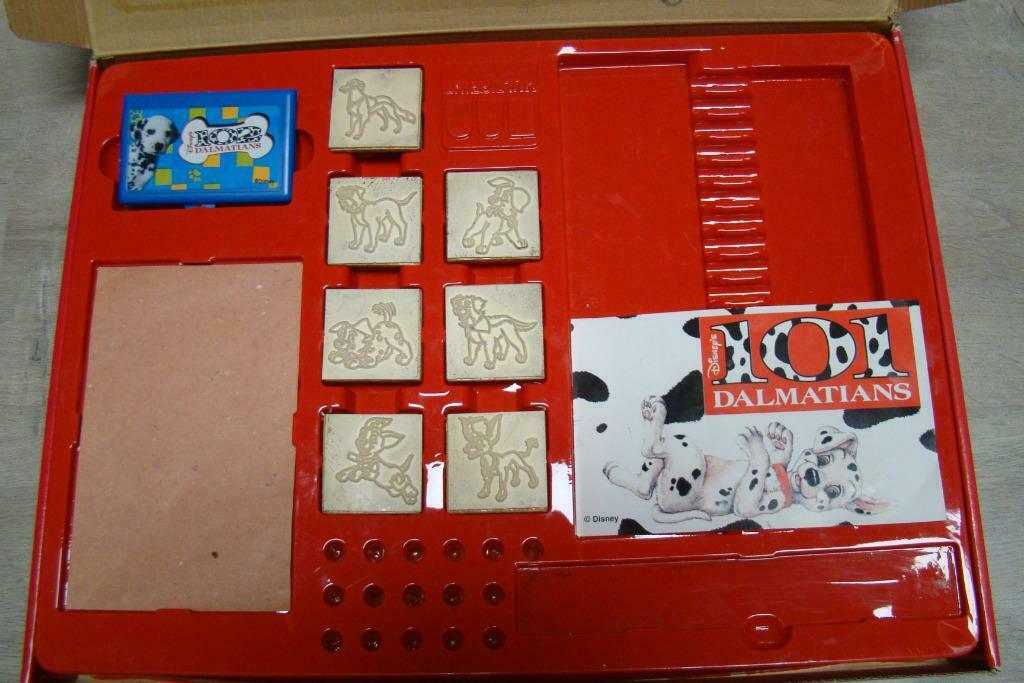 101 Dalmatiërs ( Disney ) = 7 stempels + stempelkussen, Enfants & Bébés, Jouets | Éducatifs & Créatifs, Utilisé, Bricolage, Enlèvement ou Envoi