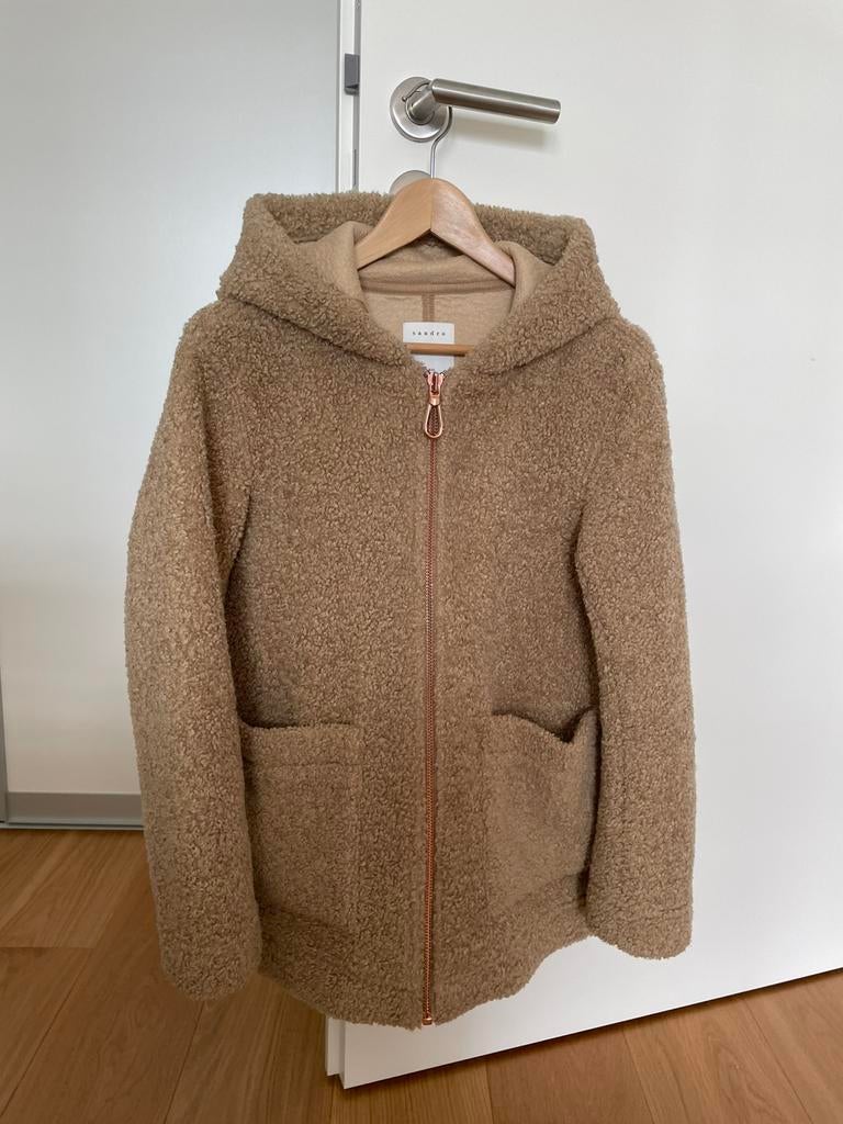 Jas van Sandro, Kleding | Dames, Ophalen, Beige, Sandro, Zo goed als nieuw