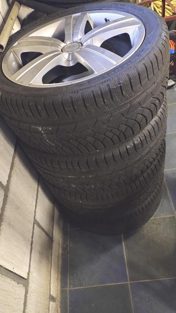 Lexus velgen 18" met Michelin winterbanden, 18 pouces, Enlèvement, Utilisé, Jante(s)