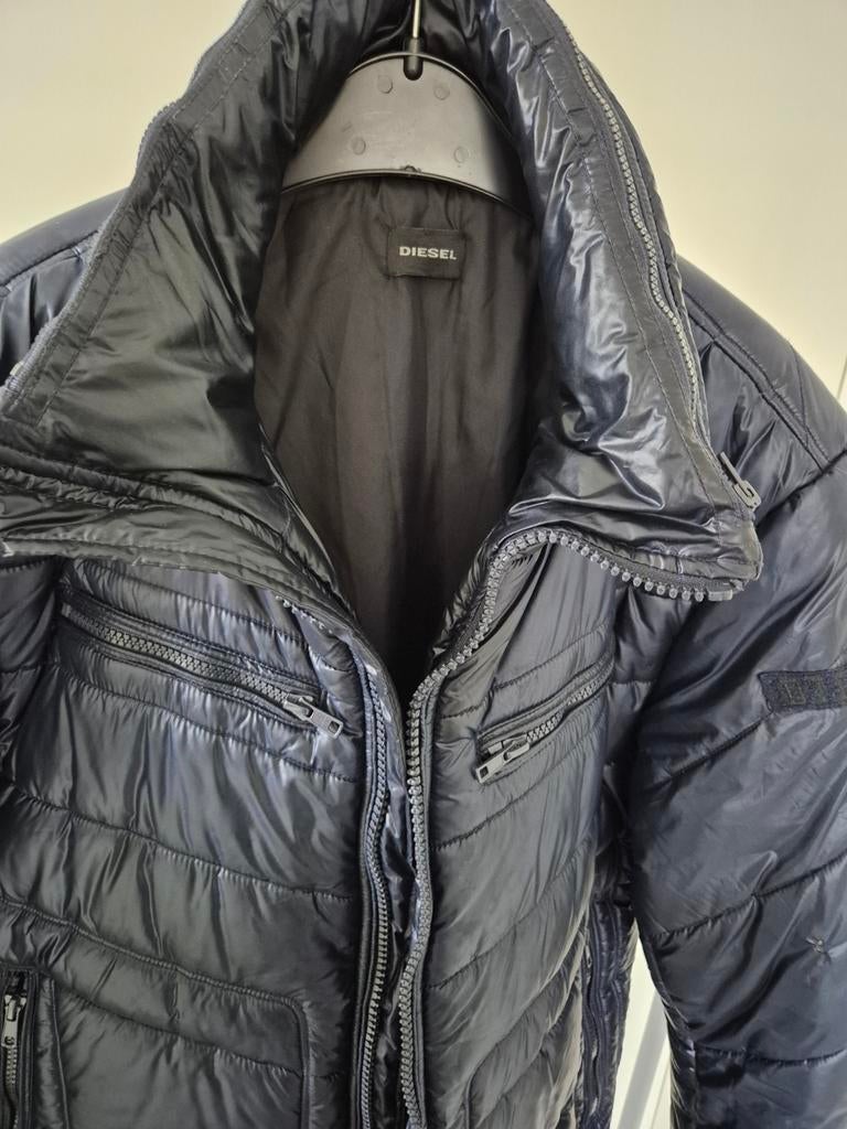 Blauwe blouson van Diesel., Kleding | Heren, Ophalen of Verzenden, Zo goed als nieuw, Maat 56/58 (XL)