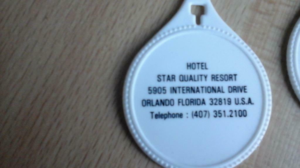 plastic badges voor koffers met het logo "Star quality resor, Ophalen of Verzenden, Nieuw, Overige typen