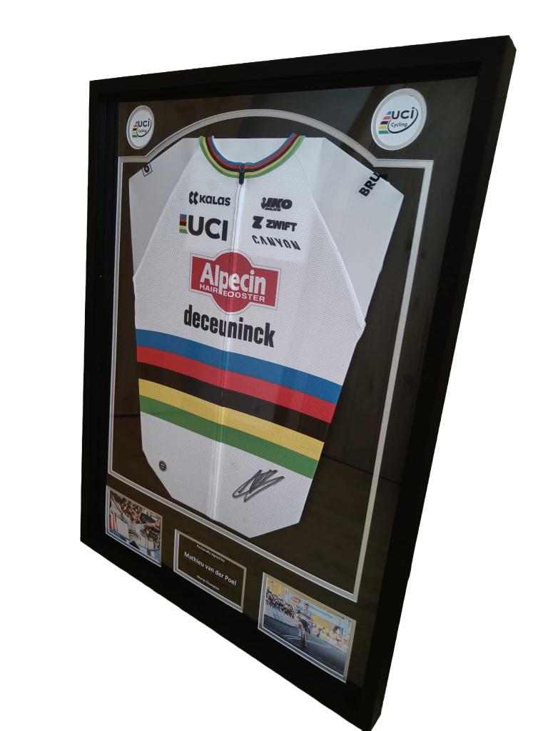 Gesigneerd shirt Mathieu van der Poel, Verzamelen, Verzenden, Nieuw, Shirt