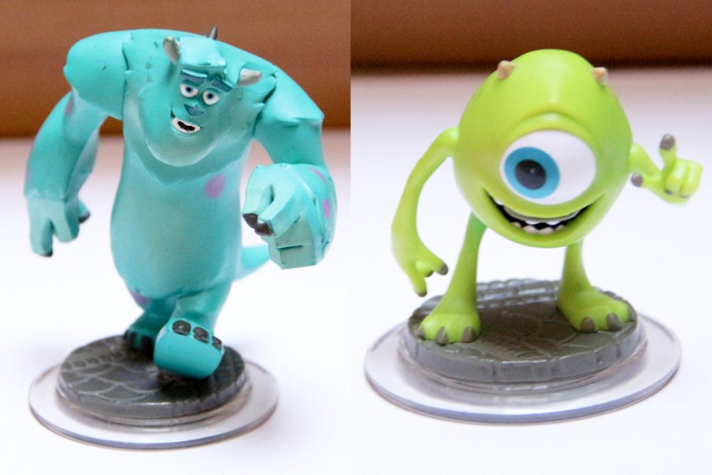 Figurines_Pixar-Disney_Monstres et Cie_Bob et Sulli, Enlèvement ou Envoi, Utilisé