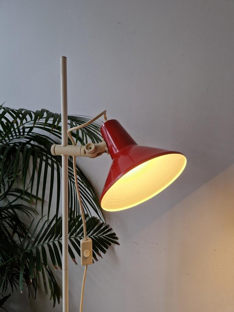 Vintage midcentury staande lamp | vloerlamp, Huis en Inrichting, Ophalen