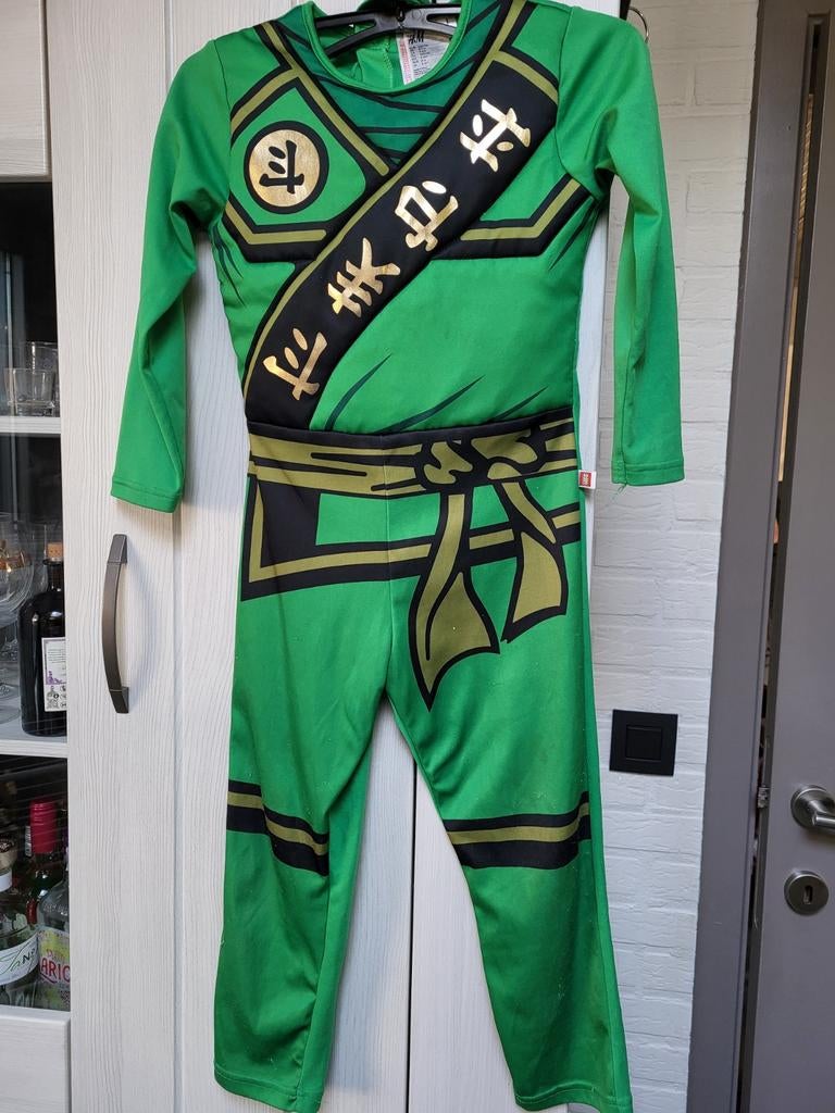 Lego ninjago verkleedpak maat 110/116, Ophalen, Gebruikt, 110 t/m 116, Jongen