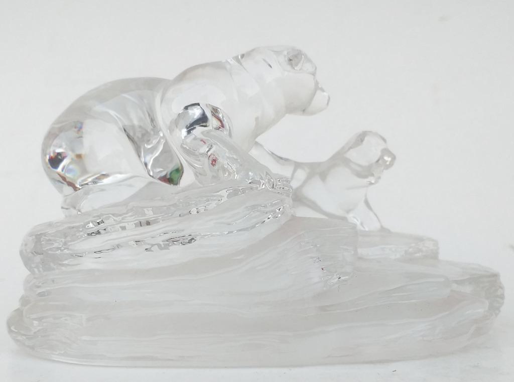 Cristal de France - ours polaires sur la banquise, Enlèvement ou Envoi, Neuf, Cristal, Statue(s)
