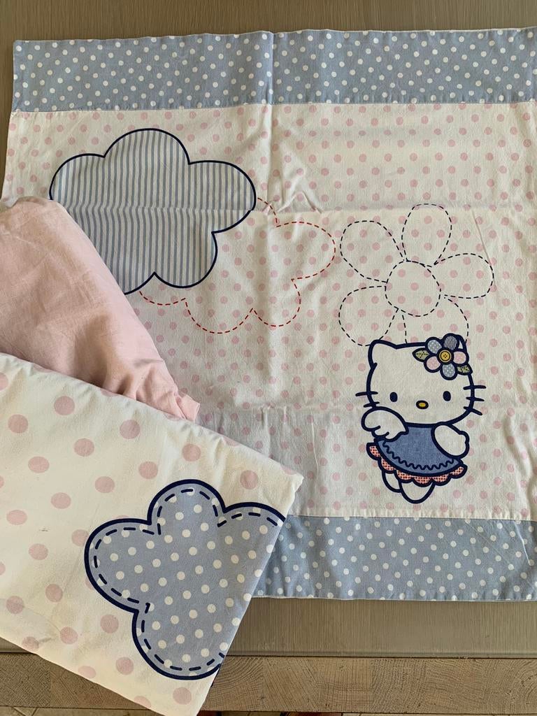 Dekbedovertrek Hello Kitty, Gebruikt, Meisje, Dekbedovertrek, Ophalen of Verzenden