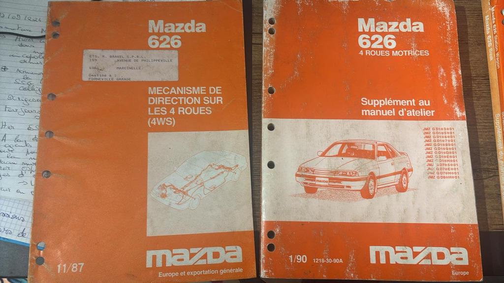 Mazda 626 - 4WS, Livres, Autos | Livres, Utilisé, Mazda, Enlèvement ou Envoi