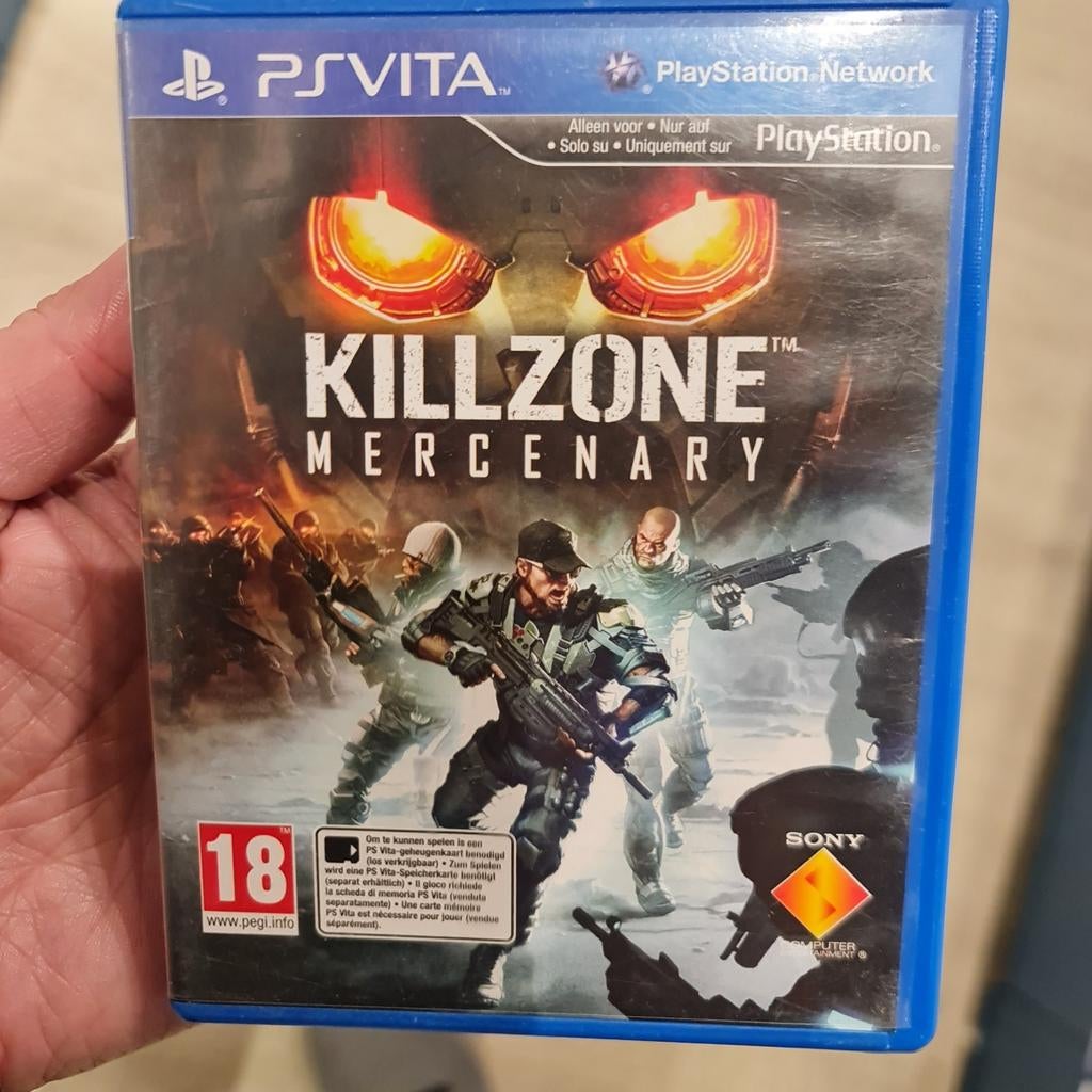 PSVita Killzone Mercenary spel, Games en Spelcomputers, Ophalen of Verzenden, Zo goed als nieuw