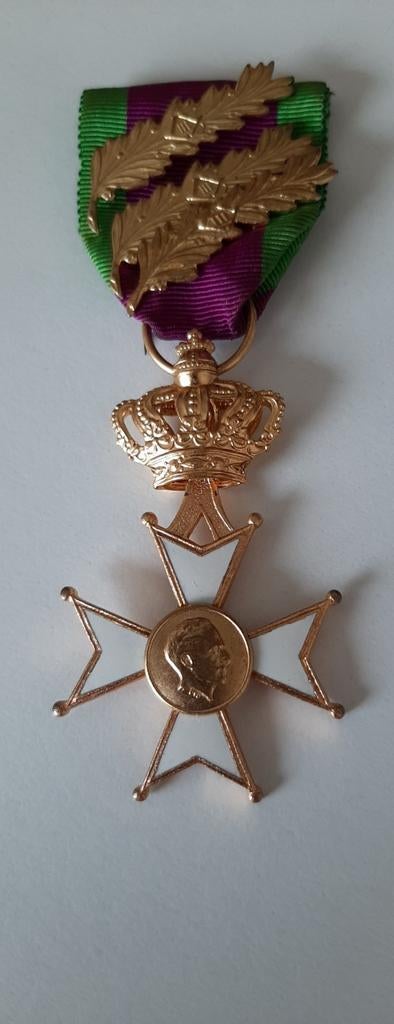 Leopold III Veteranenkruis met palmbomen, Verzamelen, Ophalen of Verzenden