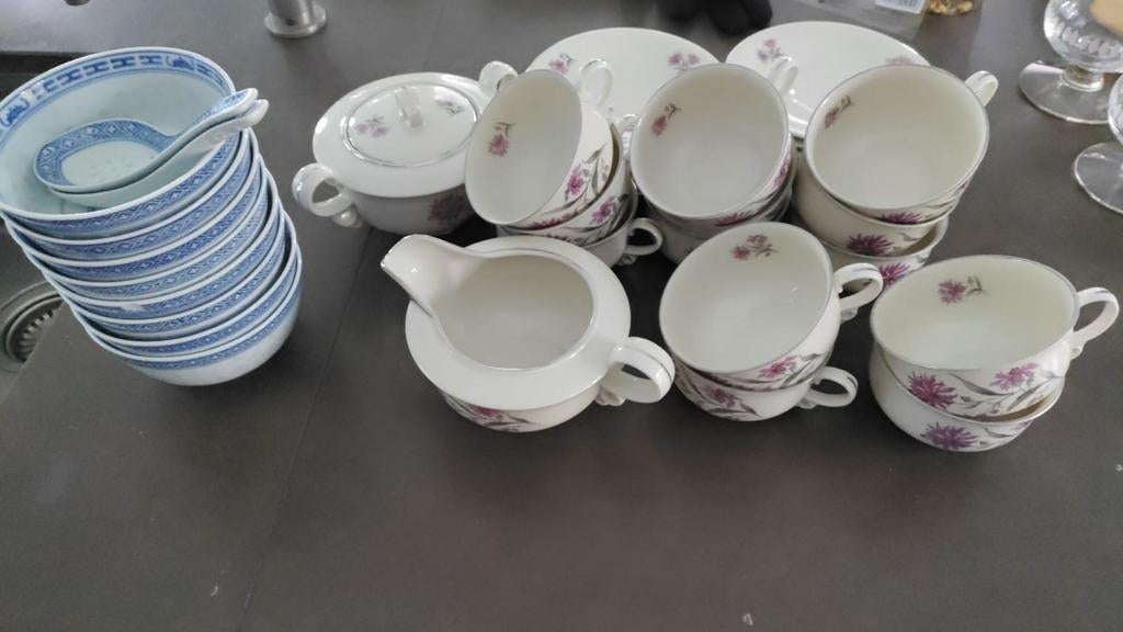 Servies, Ophalen
