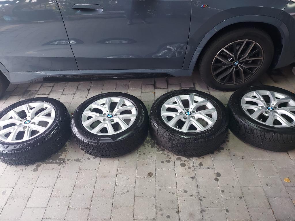 Jantes bmw x2 17 pouces hivers, Ophalen, Gebruikt, Velg(en), 17 inch