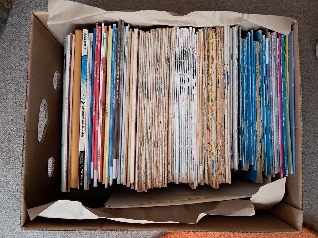 Lot 80-tal strips: jommeke, nero, bessy, rode ridder, ..., Enlèvement, Utilisé
