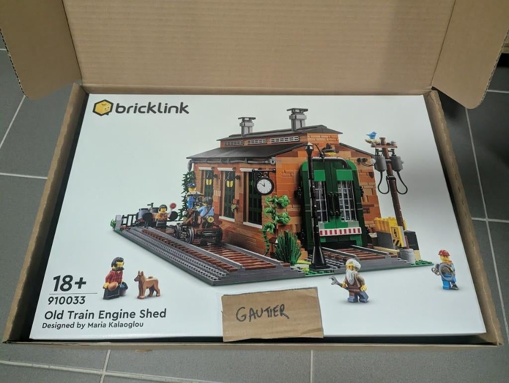 Lego 910033 Bricklink Old Train Engine Shed, Ophalen of Verzenden, Nieuw, Complete set, Lego