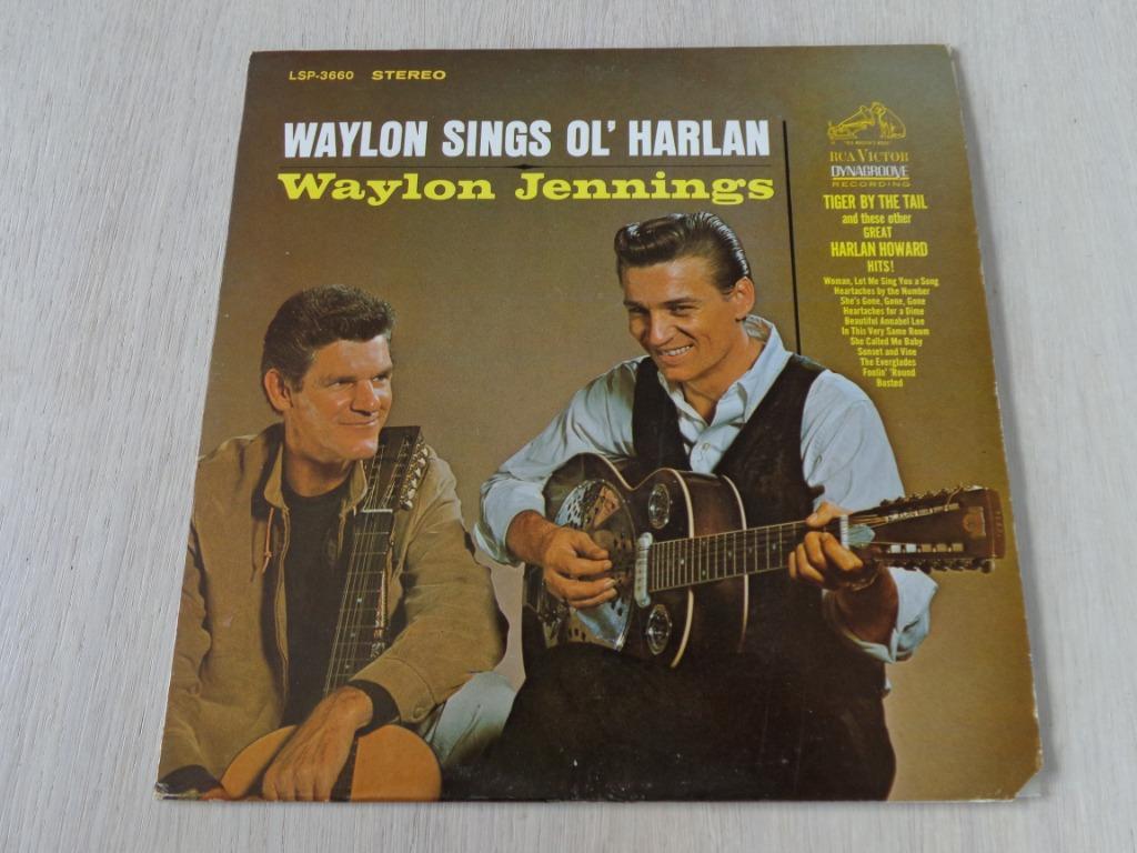 Waylon Jennings – Waylon Sings Ol' Harlan, Cd's en Dvd's, Vinyl | Country en Western, Zo goed als nieuw, 12 inch, Ophalen of Verzenden