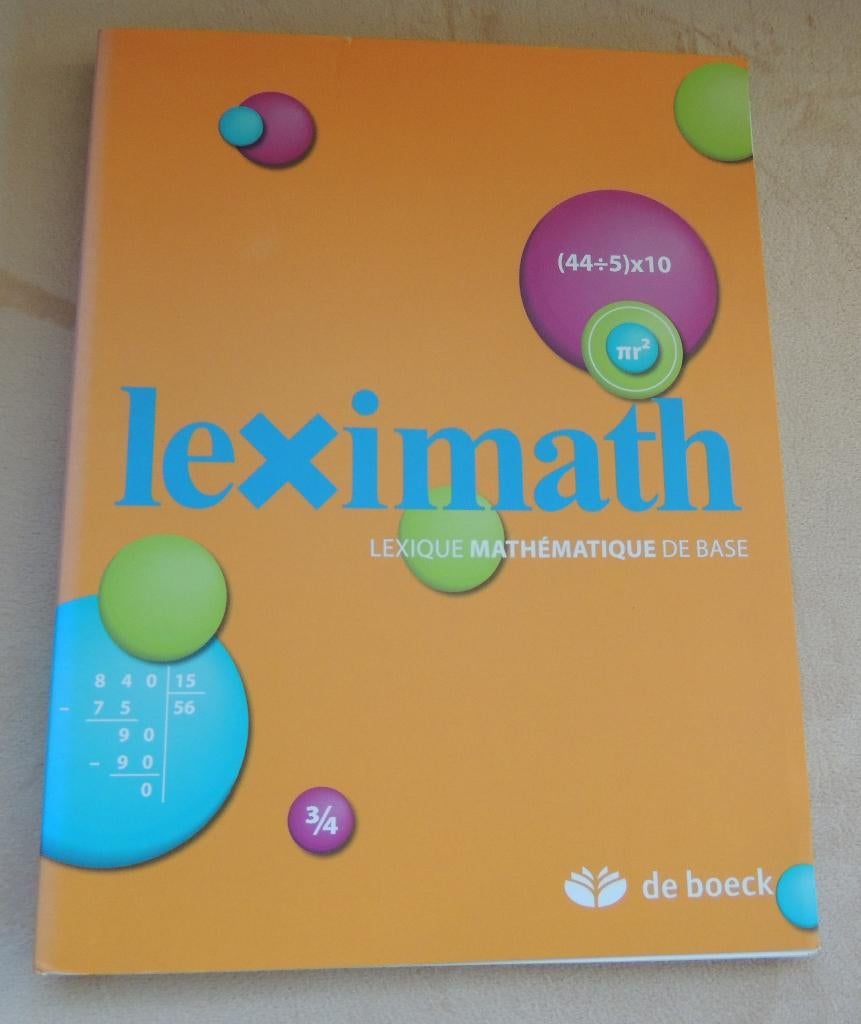 Manuel - Leximath, Livres, Livres scolaires, Enlèvement