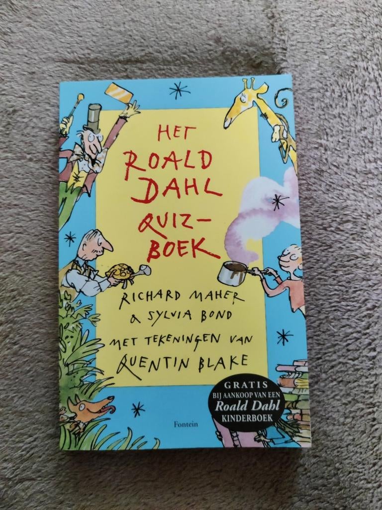 Het Roald Dahl quizboek, Boeken, Ophalen of Verzenden, Zo goed als nieuw