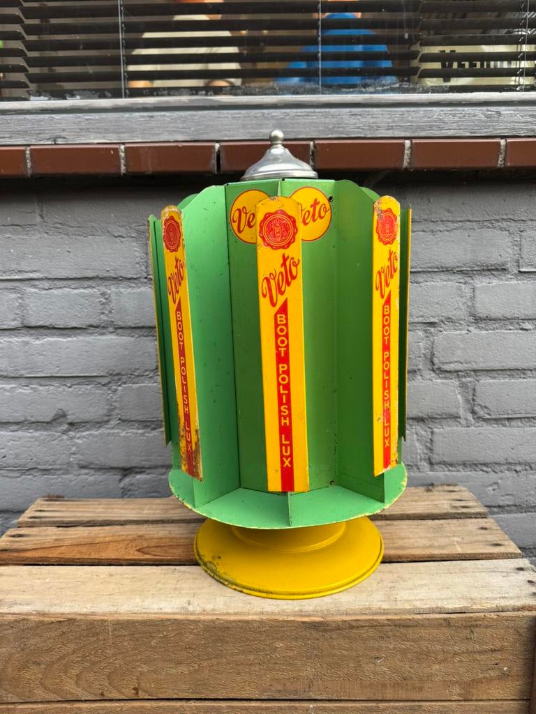 Vintage Veto Schoenpoets winkeldisplay, Ophalen of Verzenden, Gebruikt, Gebruiksvoorwerp
