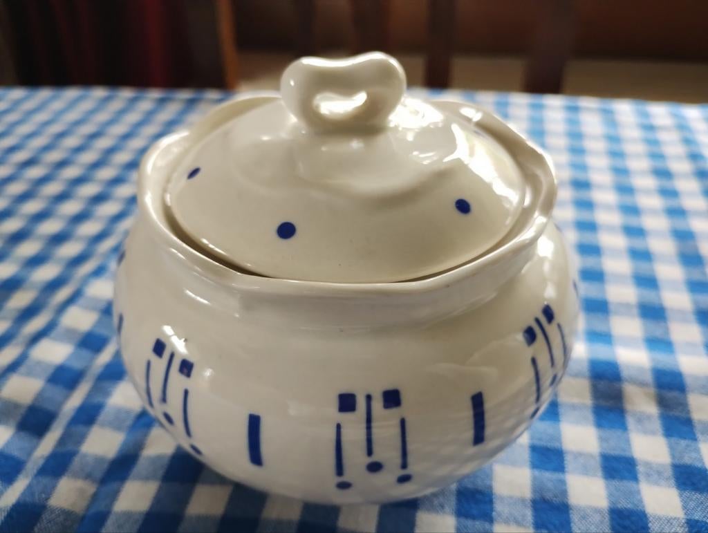 Boch servies motief Carmen blauw wit, Ophalen of Verzenden