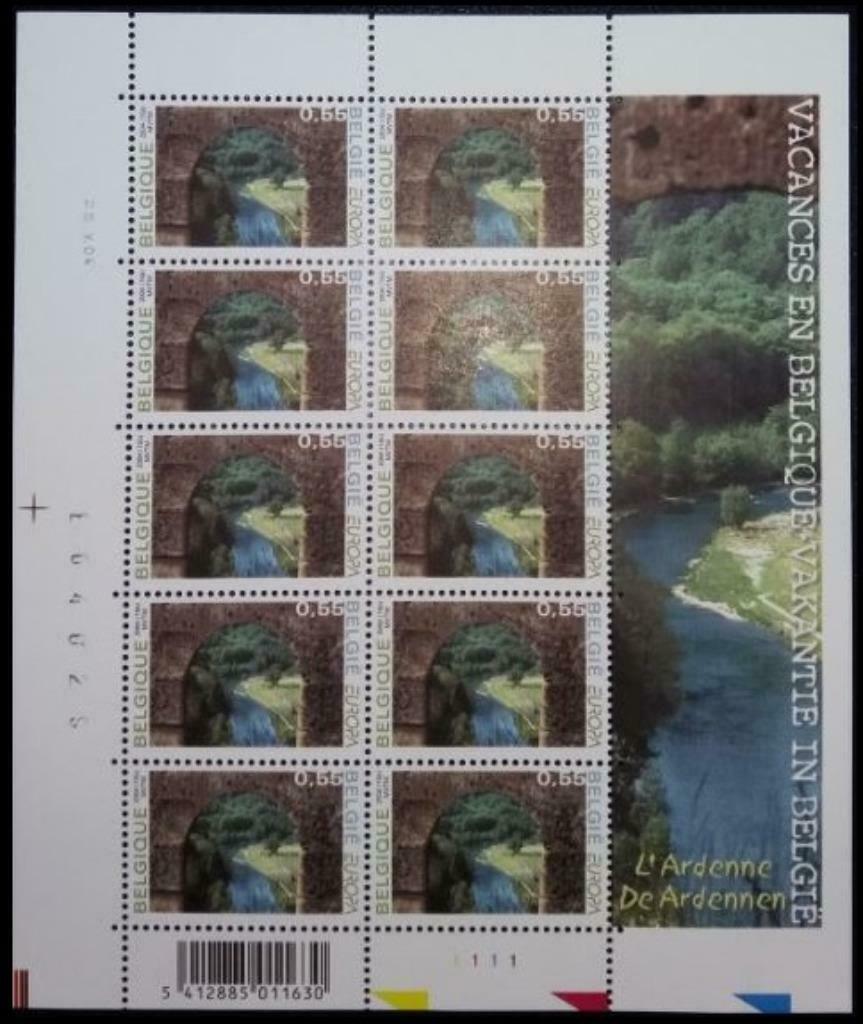 F3292 Timbres Europa Vacances L’Ardenne, Enlèvement ou Envoi, Timbre-poste, Neuf