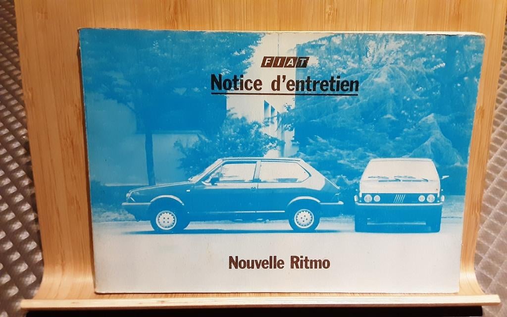 Fiat ritmo notice d'entretien, Enlèvement ou Envoi