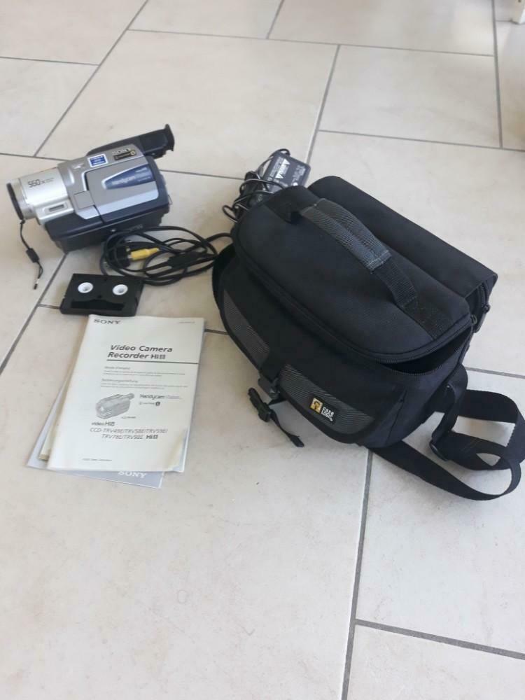 Vidéo camera Sony + valise de rangement, Enlèvement ou Envoi, Comme neuf