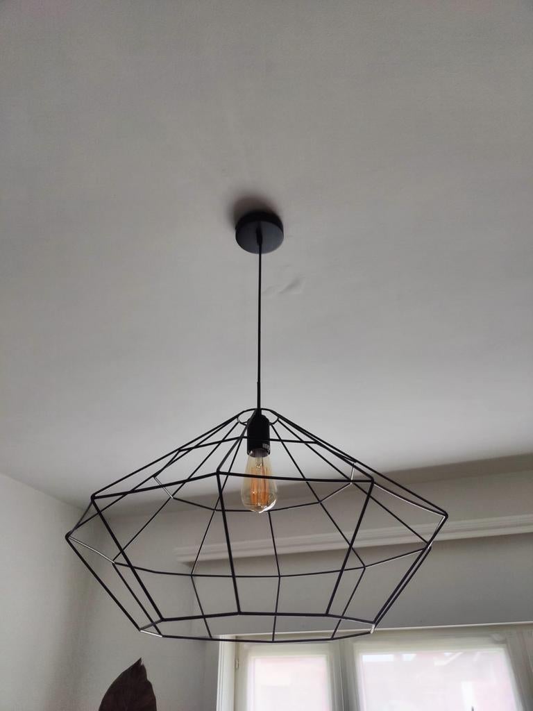 Lampe suspendue industrielle — Lot de 2 (Maison du Monde), Enlèvement ou Envoi