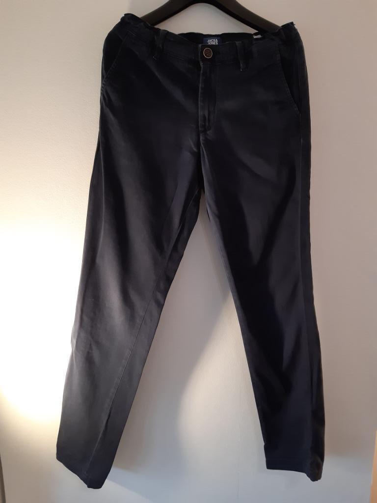Blauwe chinobroek maat 164, Enfants & Bébés, Vêtements enfant | Taille 164, Pantalon, Garçon, Enlèvement ou Envoi, Comme neuf