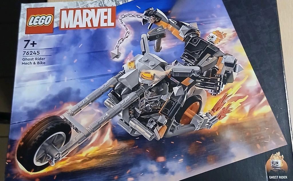 Lego marvel set 76245 - ghost rider mech & bike, Ophalen, Nieuw, Complete set, Lego