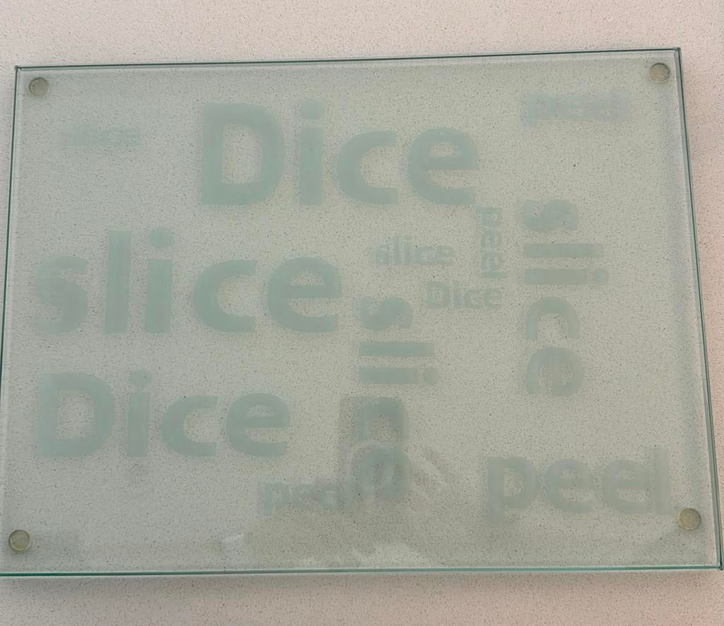 Snijplank glas 30 x 40 cm, Enlèvement, Comme neuf