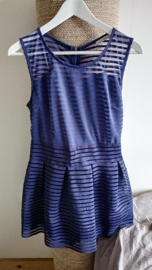 Robe lili lala taille 40/l/12, Ophalen, Zo goed als nieuw, Maat 42/44 (L), Blauw