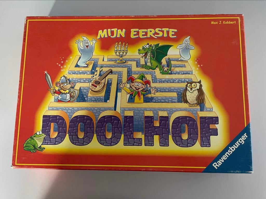 Gezelschapsspel DOOLHOF voor kinderen, Ophalen, Gebruikt