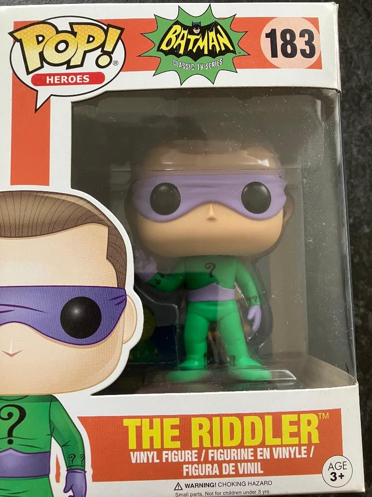 Funko Pop 183 The Riddler - Batman the classic TV series, Ophalen of Verzenden, Zo goed als nieuw