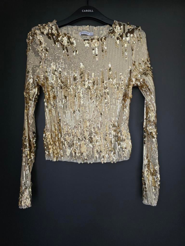 Nieuwe STRADIVARIUS glittertop. Uitschuifbaar, Kleding | Dames, Nieuw, Ophalen of Verzenden, Lange mouw, STRADIVARIUS