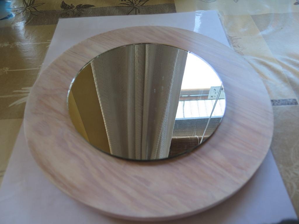 ronde spiegel, Minder dan 50 cm, Gebruikt, Rond, Ophalen of Verzenden