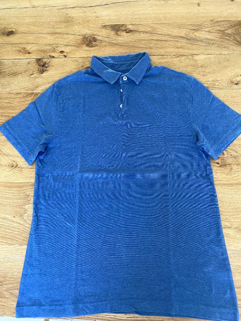 Blauwe polo H&M, Vêtements | Hommes, Polos, Porté, Taille 48/50 (M), Envoi, Bleu
