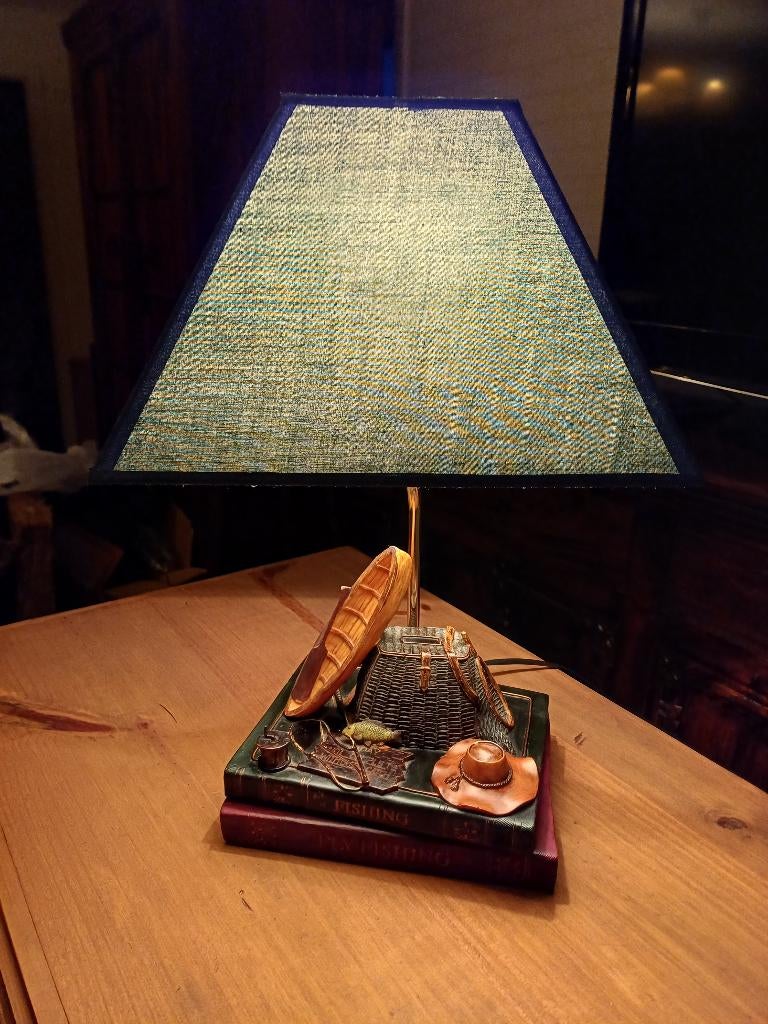 Tafellamp visser-deco, Huis en Inrichting, Ophalen, Zo goed als nieuw, Kunststof