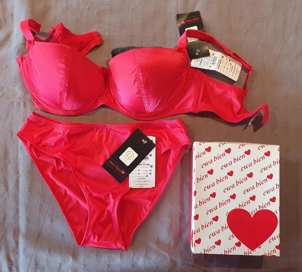 Balconette avec panties (différentes tailles), Ewa Bien, Enlèvement ou Envoi, Rouge, Ensemble