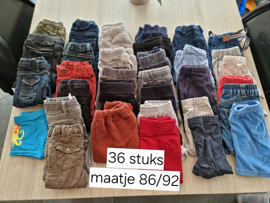 Kledingpakketten jongens maat 80 tot 92, Ophalen, Gebruikt