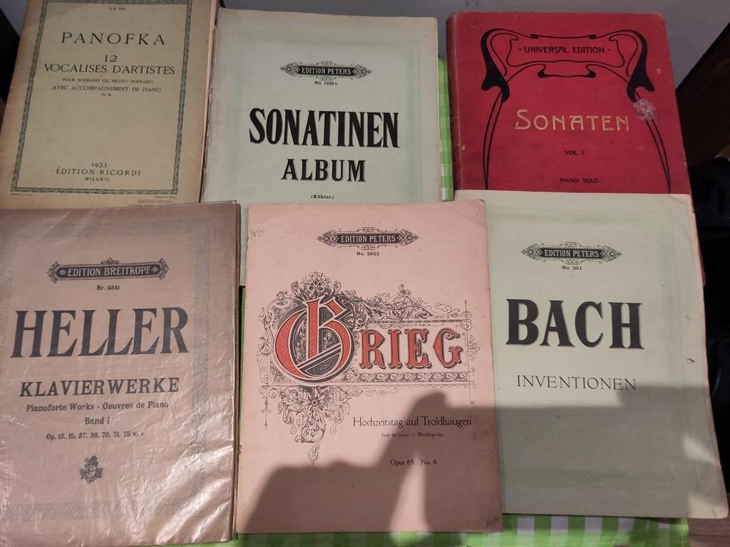Diverses partitions pour piano, Musique & Instruments, Enlèvement ou Envoi, Utilisé