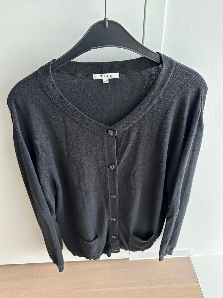 Zwarte gilet Gigue, Gigue, Zwart, Maat 46/48 (XL) of groter, Ophalen of Verzenden
