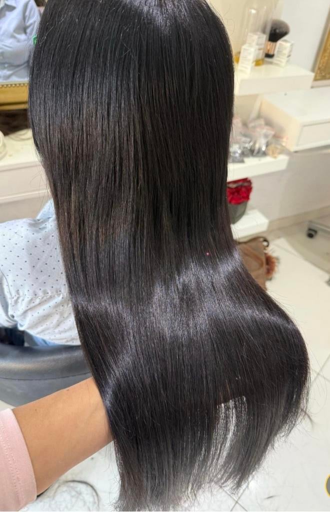 Prachtige hairextensions microrings Echt haar, Ophalen of Verzenden, Zo goed als nieuw, Pruik of Haarverlenging