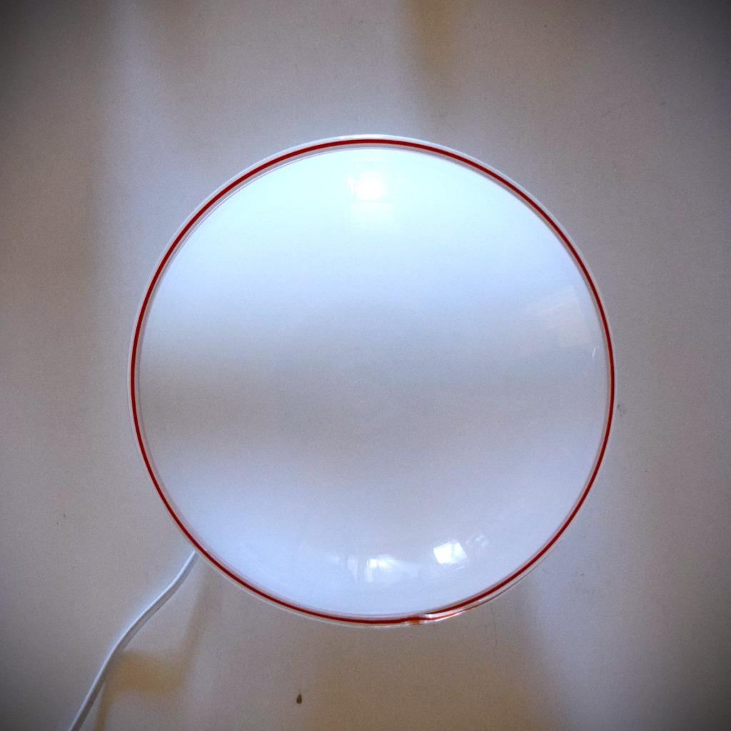Plafonnier Leucos Vintage en verre de Murano, Enlèvement ou Envoi, Comme neuf, Verre