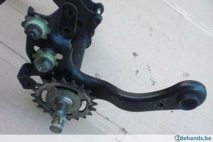 Honda PX PXR 50 onderstel met trap-as voor model met pedalen, Ophalen of Verzenden, Gebruikt, Frame, Honda