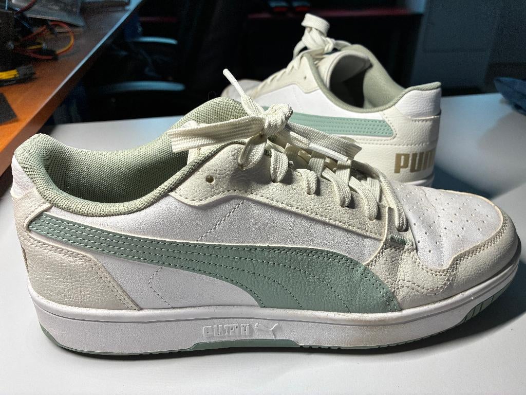 puma sneakers maat 43, Kleding | Heren, Schoenen, Puma, Wit, Ophalen of Verzenden, Zo goed als nieuw